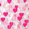 39 ft Rose & Hot Pink 3D Heart Garland – Valentine’s Day & Party Banner